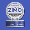 ZIMO Blueberry Nicotine Pouches 3mg featuring a warning label about nicotine addiction.