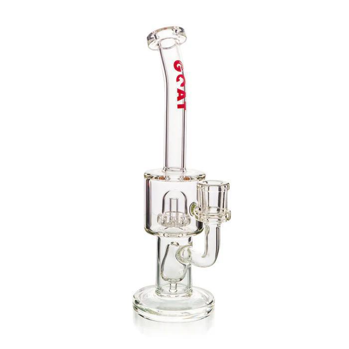 Lucky Goat 12" Rockies Bulb/UFO Clear Rig 14mm 90°