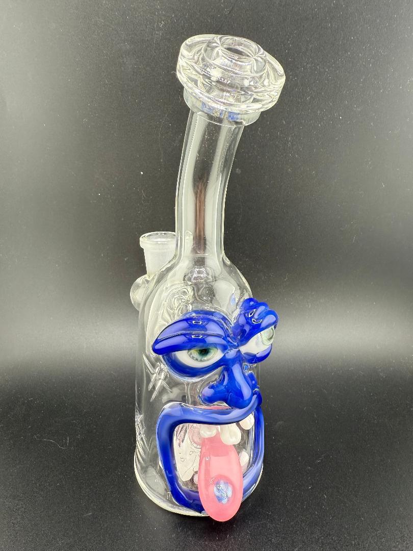 Crondo Glass Blue Acid Eater Face Rig 14mm 90°