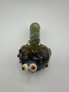 Crondo Glass Dry Pipe - Full Color w/ Clinging Frog