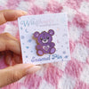 Wildflower Co. Teddy Bear Enamel Pin