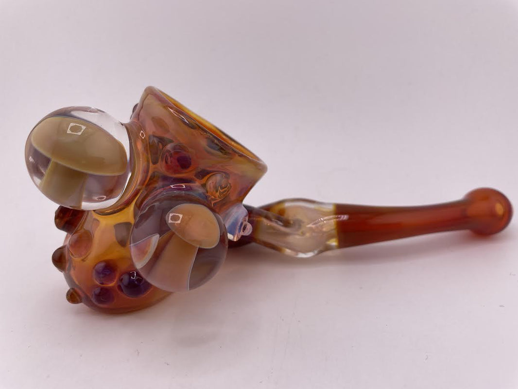 Brando Glass Puffco Proxy - Fumed w / Marbles and Horn