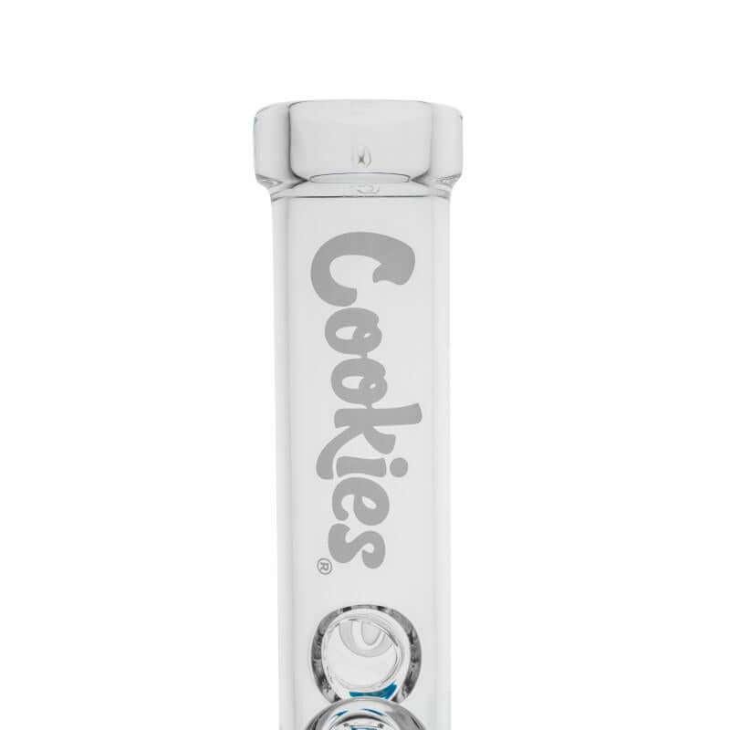 Cookies Original Straight Water Pipe made of premium borosilicate glass with classic design for smooth smoking.