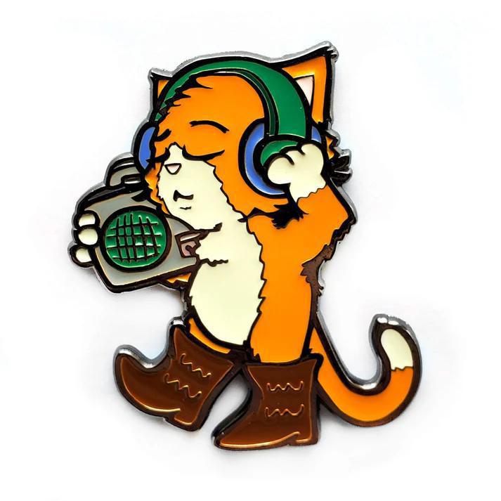 Kolorspun Enamel Pin - Boots and Cats