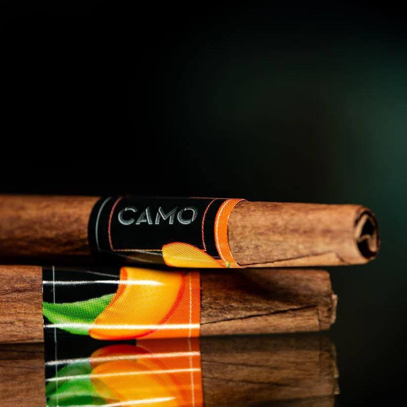 Camo Natural Leaf Cones King Size, premium pre-rolled cones with vibrant packaging, perfect for a smooth smoke.