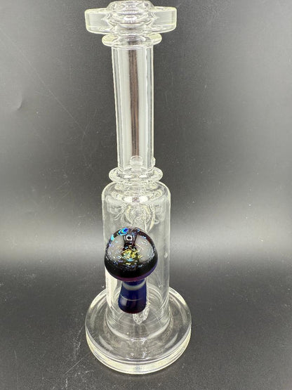 Crondo Glass Clear Banger Hanger w/ Dichro Mushroom 14mm 90°