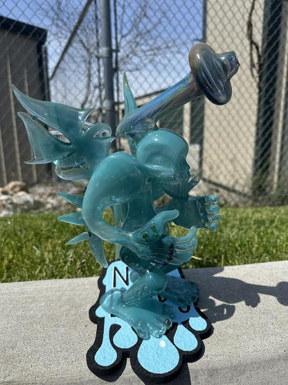 Brando Glass - Big Blue Skull Rig