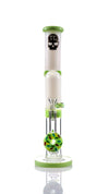 Toxic Glass 14" Double Donut Straight Shooter TX59 with unique design and vibrant colors for enhanced smoking experience.