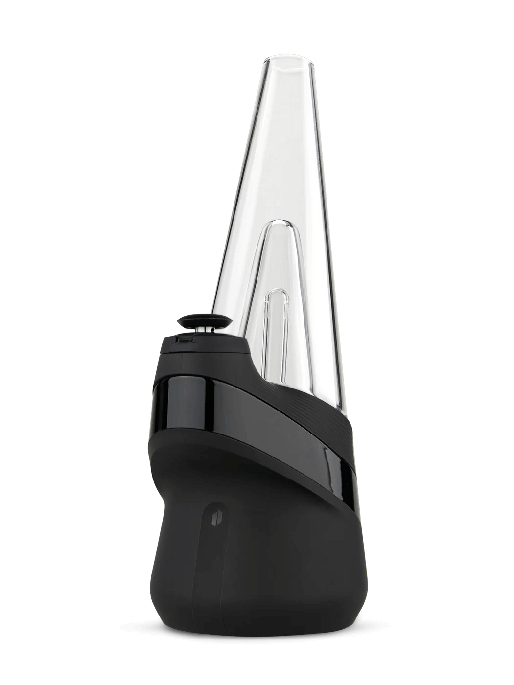 Puffco New Peak vaporizer in black with 3D Chamber and joystick cap for effortless dabbing experience.