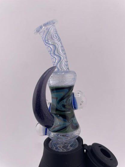 Brando Glass Puffco Proxy Core Accessory - Mini Rig Mouthpiece Fully Worked UV & Crushed Opal