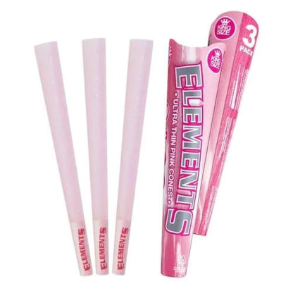 Elements Ultra Thin Pink Cones