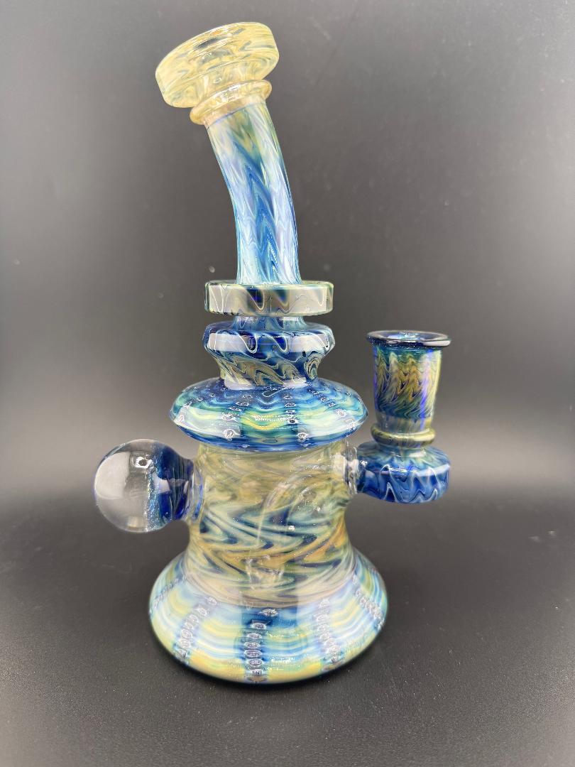 Crondo Glass Bubble Trap Fumed Banger Hanger 24mm 90°