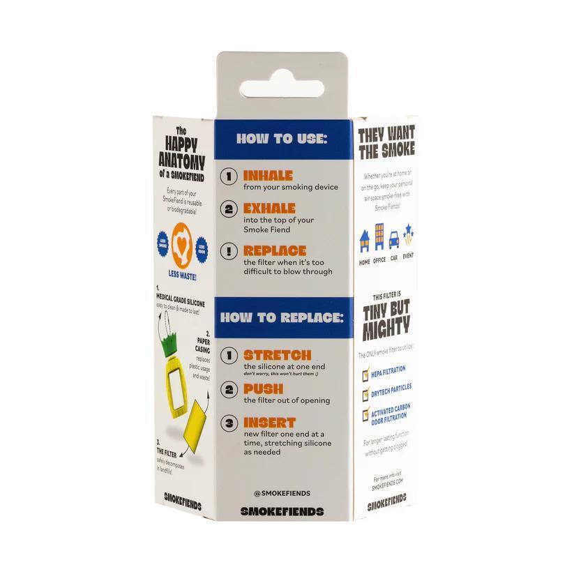 Hemper Glass Personal Eco Filter - Smoke Fiends