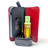 Cheech 510 Cart Battery with leather wrap and vaporizer cartridge for portable vaping performance