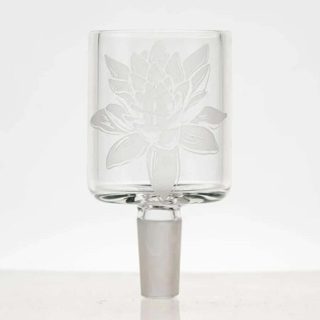 Empire Glass Proxy Slide Adapter 14mm with floral design, enhancing smoking setups with versatility.