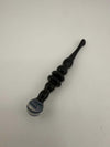 Paulson Pieces American glass Spokane WA 1 piece swirl dab tool black swirl small