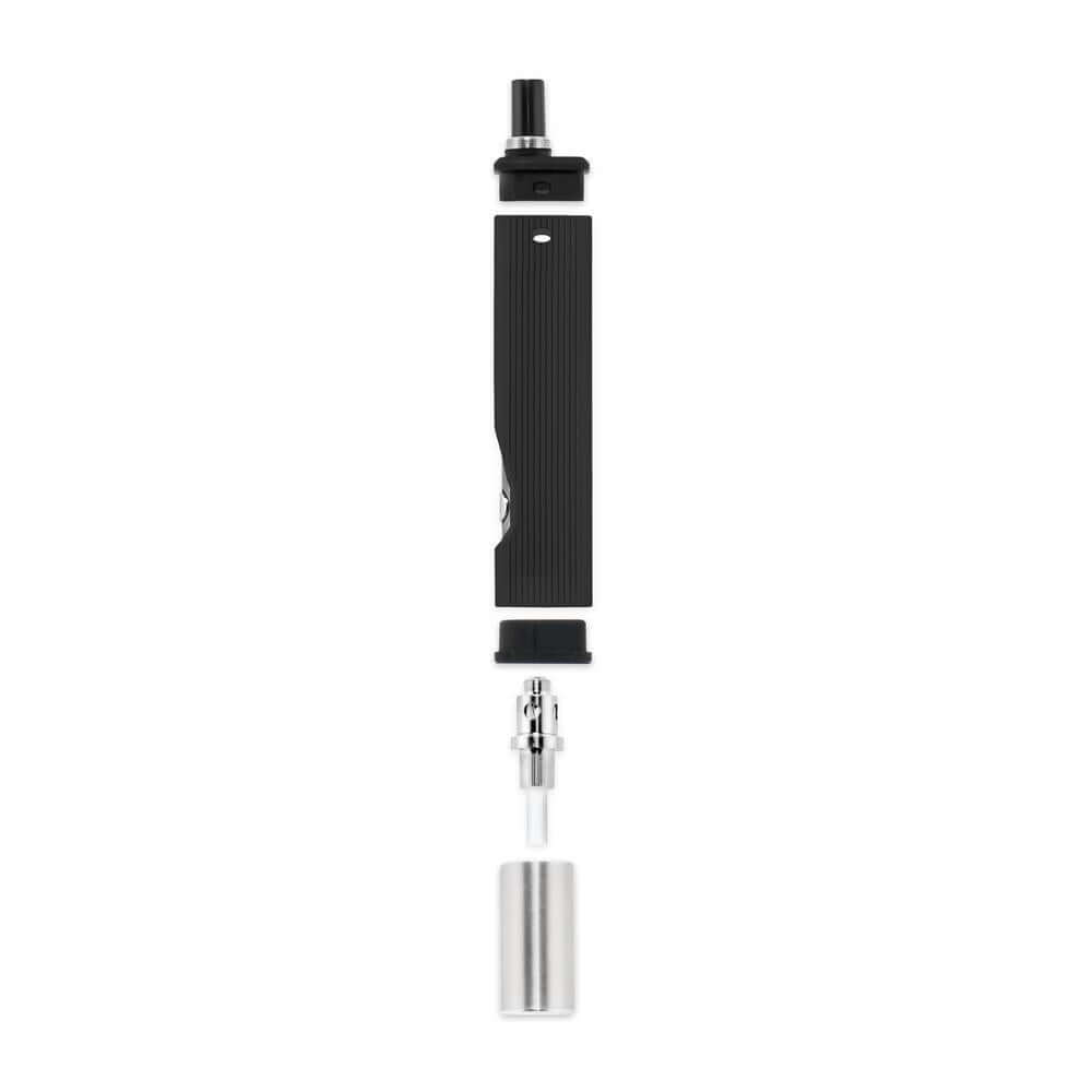 Huni Badger Portable Device Mini with ceramic heating tip and silver attachment, showcasing compact design.