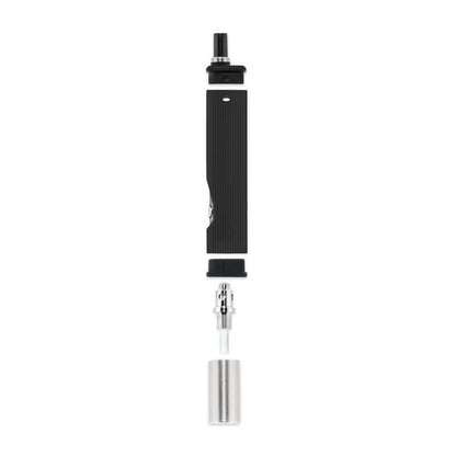 Huni Badger Portable Device Mini with ceramic heating tip and silver attachment, showcasing compact design.