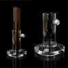 Tokr Glass Puffco Pivot Accessory - Pivot Stand showcasing a clear glass design with opal.