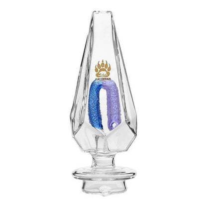 Calibear Glass Focus V Carta Glass Top -Clear Fancy Hexagon Gummy Perc