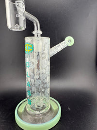 IC Glass 7" Rig Box Set – UV Reactive Bake-On Decal | 14mm 90° Joint | Eye-Catching Daily Driver