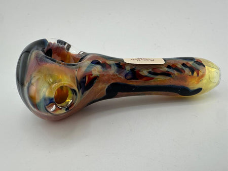 Phranq Glass Dry Pipe - Fully Worked Squiggle