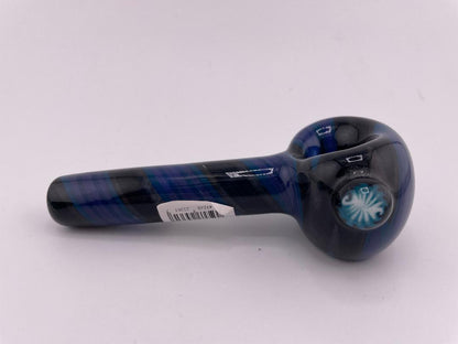 Filla John Glass Dry Pipe - Fully Worked Wig Wag w/ Milli Accent