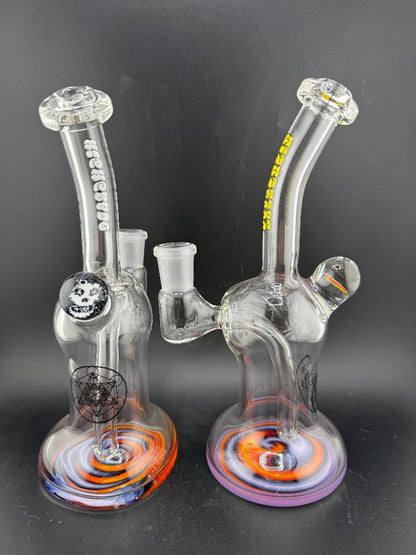 Highgrade Glass Banger Hanger w/ Reversal Bottom 14mm 90°