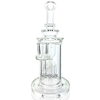 AFM Glass 10" Glass Power Station Clear Incycler Dab Rig NBS038 14mm 90°