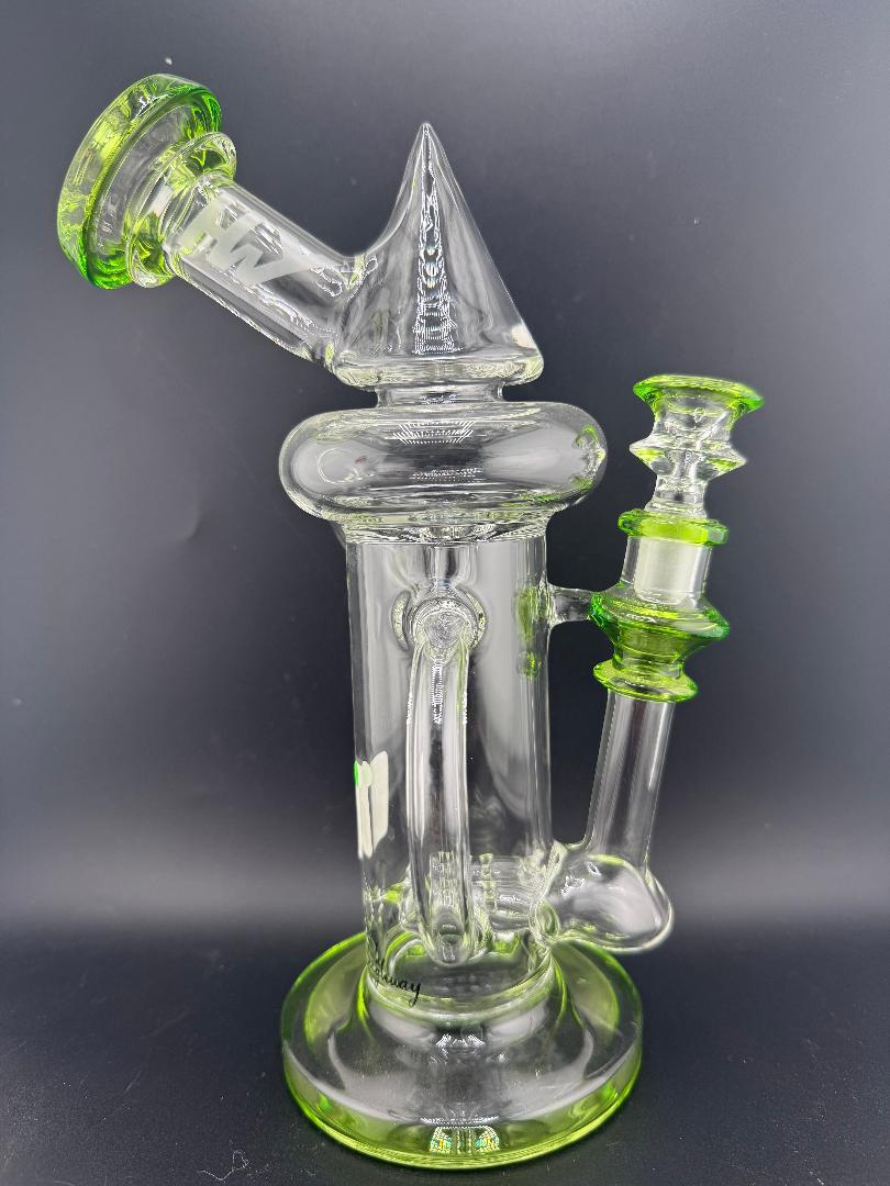 Hwy Glass 9" Dual Uptake Recycler 14mm 90°