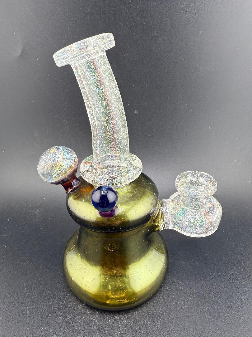 Filla John Glass CFL Banger Hanger w/ Dichro Neck & Joint 10mm 90°