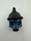 Tim Doane Glass Pendant / Necklace -  Beanie Skull