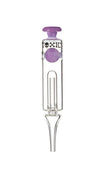 Toxic Sphere Nectar Collector TXNC32 with purple accents for precise concentrate consumption.