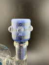 Close-up of a 14mm Supreme Bowl featuring a blue design and engraved details for stylish smoking setups.