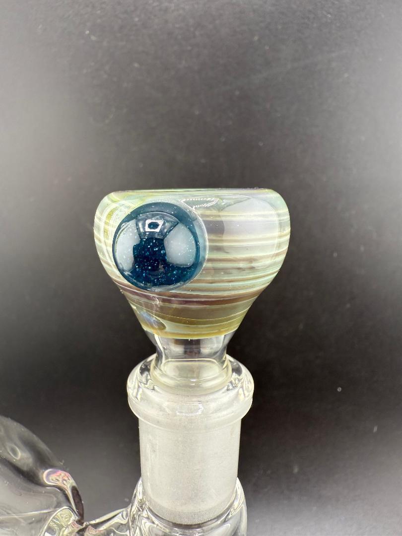 Highgrade Glass Single Color Green 14mm Bowl piece