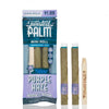 Twisted Palm Mini Roll 2pc pack featuring Purple Haze flavor, premium rolling cones with lavender and vanilla notes.