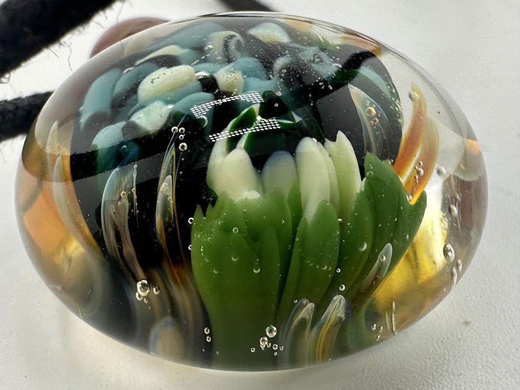 Crondo Glass Pendant - Implosion Mushroom