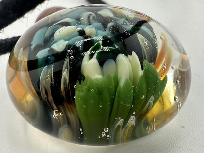 Crondo Glass Pendant - Implosion Mushroom