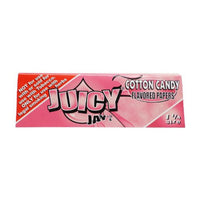 Juicy Jays 1 1/4 Rolling Paper - Cotton Candy flavored papers with bold taste and smooth burn.