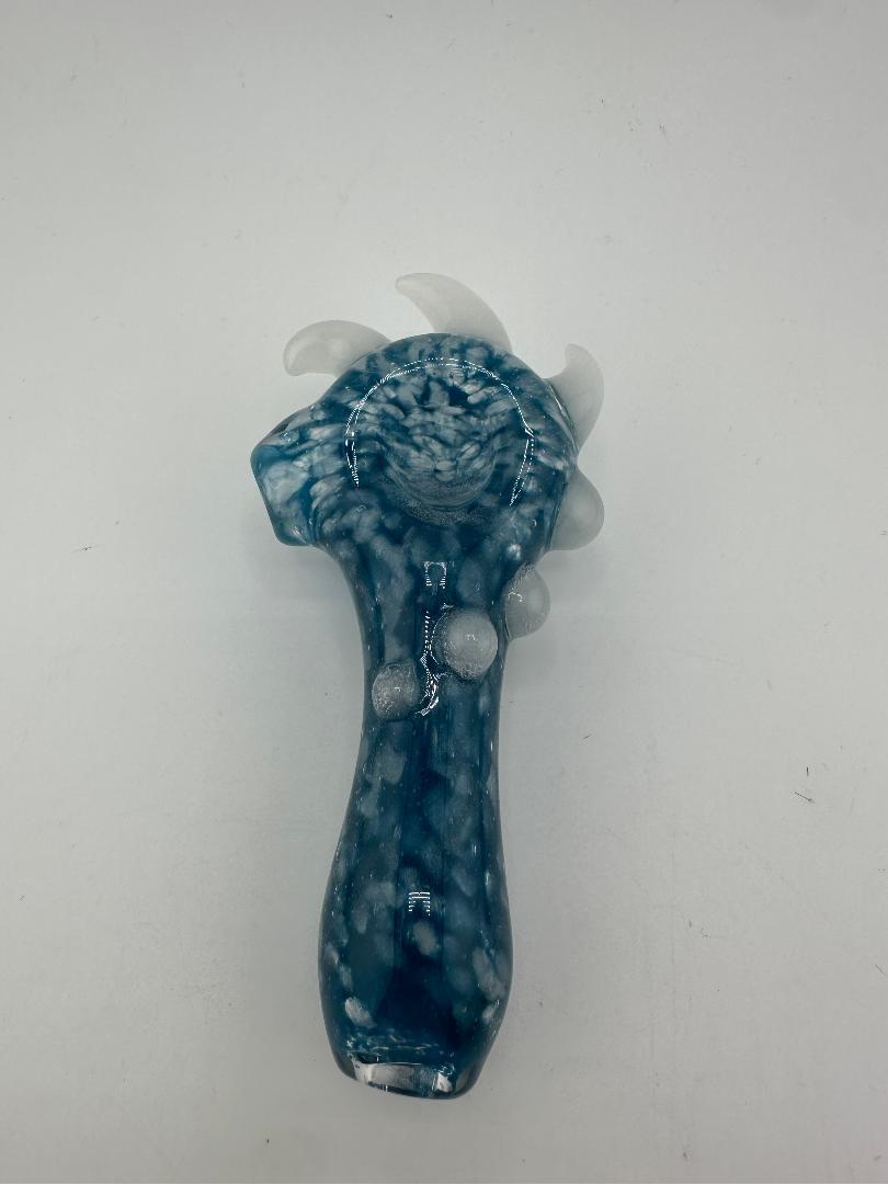 Phranq Glass Dry Pipe - Full Color Worked