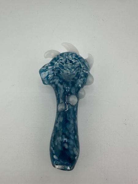 Phranq Glass Dry Pipe - Full Color Worked
