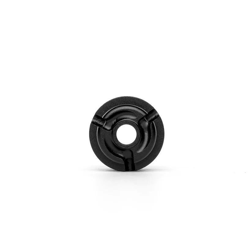 Ryan Fitt Pivot Adapter - "Interface" Single Unit showing a black aluminum piece designed for Puffco pivot.