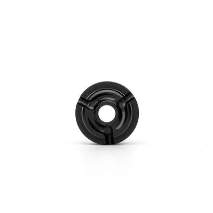 Ryan Fitt Pivot Adapter - "Interface" Single Unit showing a black aluminum piece designed for Puffco pivot.