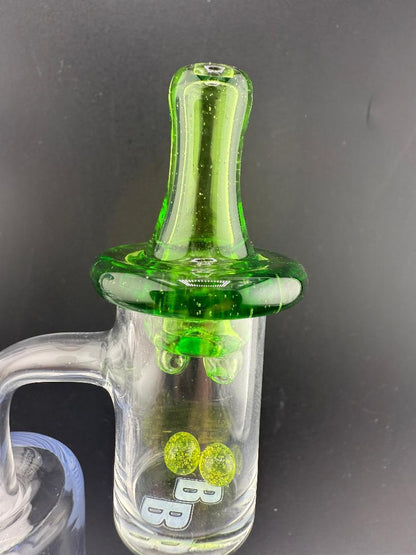 HighGrade Glass Full Color Green Spinner Cap
