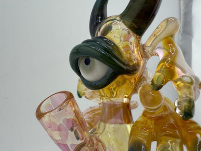 Jarvis Glass Fumed Warrior Mini Tube 10mm 45°