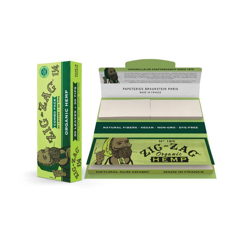 Zig Zag Combo Pack 1¼ Organic Hemp