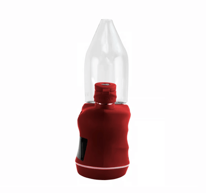 Focus V Carta 2 Bordeaux edition smart rig with a matte red base and clear chamber.