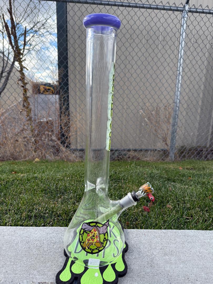 Antidote Glass 18" Beaker 14mm 45° - Turtle