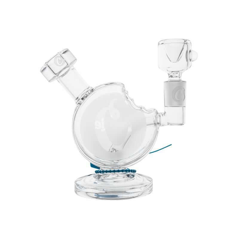 Cookie Bite Bubbler - Durable borosilicate glass pipe with iconic cookie bite design for a smooth smoking experience.