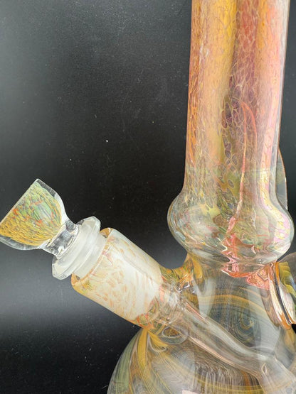 Brando Glass Heavy Fumed Beaker w/ Cold Worked Bowl 14mm 90°